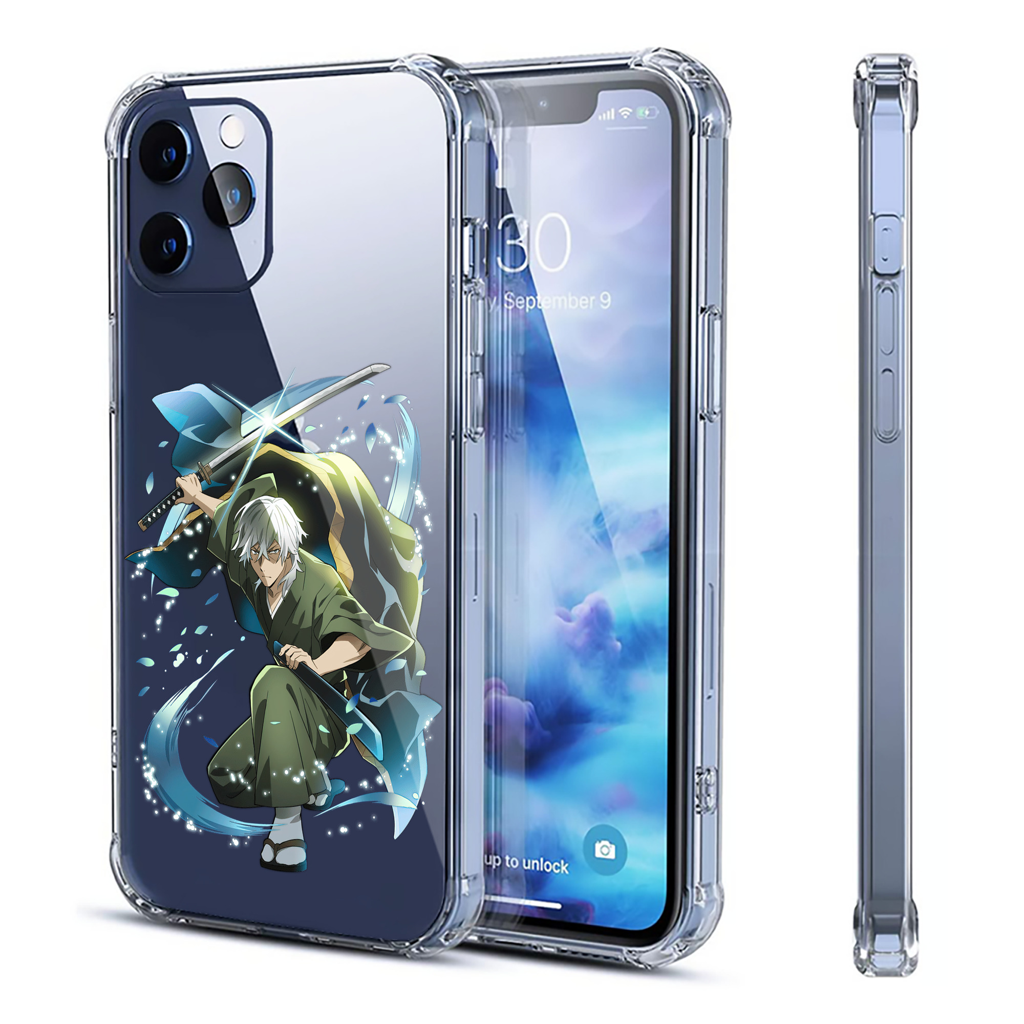 （画像用） 文豪ストレイドッグス Bungo Stray Dogs 【iPhone 12シリーズ対応】透明スマホケース（クリアソフトケース）